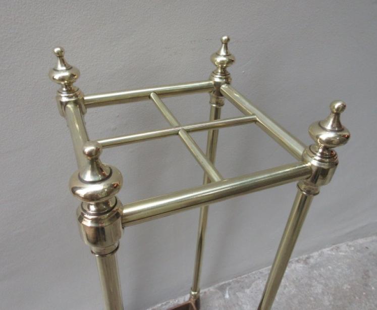 Antique Solid Brass Stick Stand - Image 2