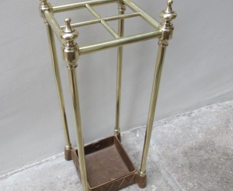 Antique Solid Brass Stick Stand - Image 7