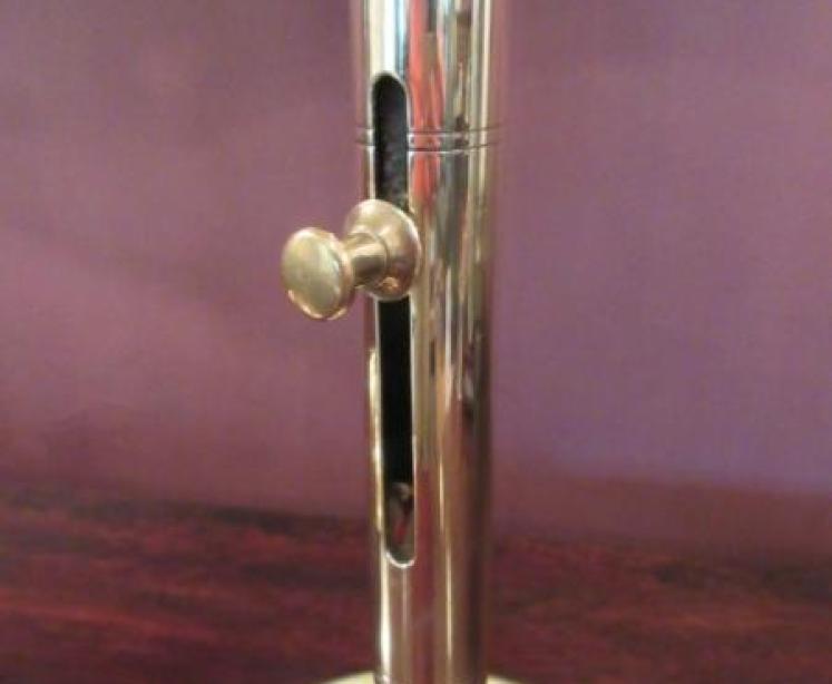 Tall Pair of George III Period Rise & Fall Candlesticks - Image 5