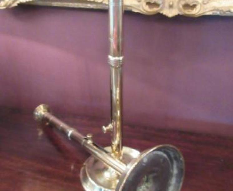 Tall Pair of George III Period Rise & Fall Candlesticks - Image 6