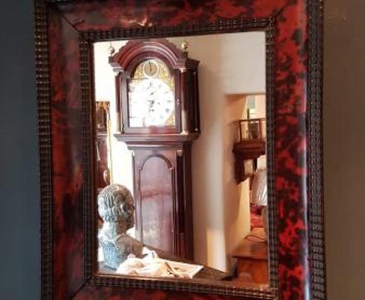 Superb George III Tortoiseshell Mirror - Image 6