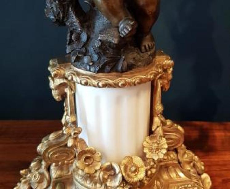 Outstanding Pair of Ormolu & Bronze Candelabra - Image 7