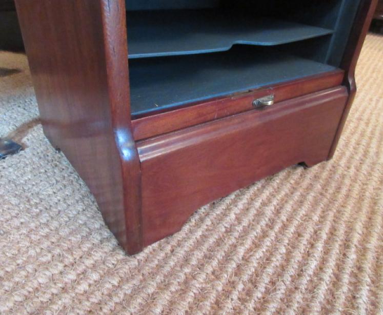 Antique 1920's Mahogany Tambour Filing Cabinet - Image 6