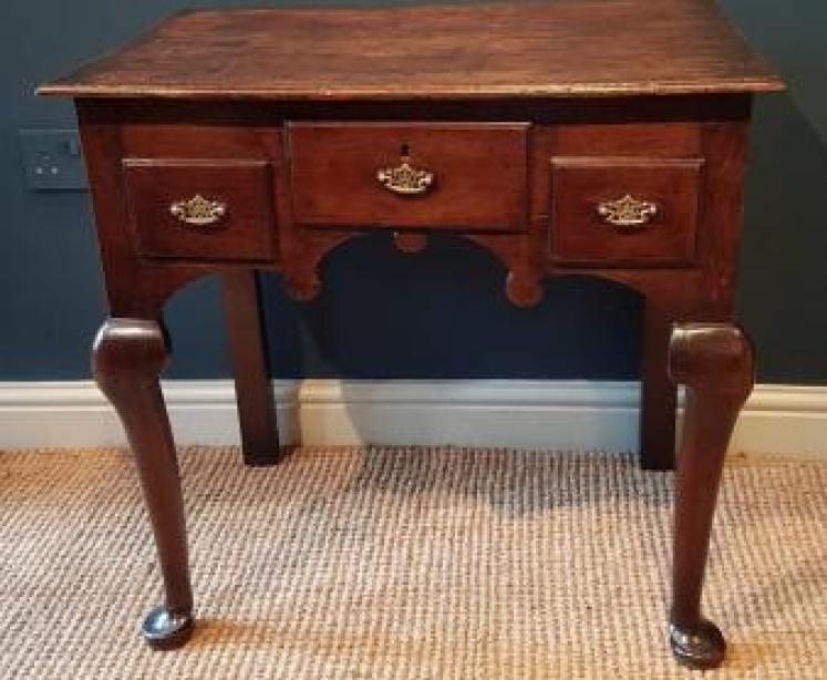 George II Oak Low Boy - Image 1