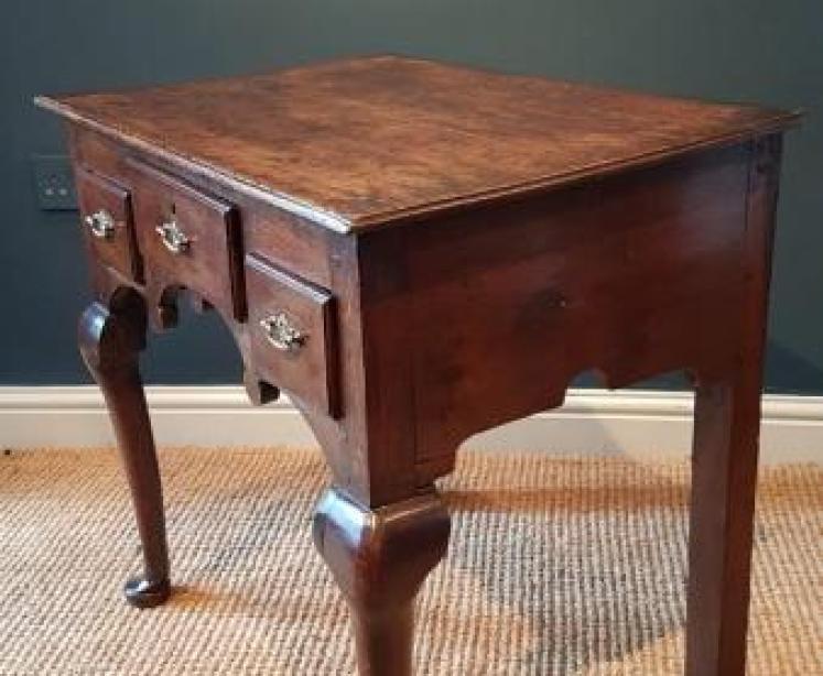 George II Oak Low Boy - Image 2