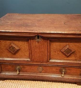 Small George II Oak Coffer