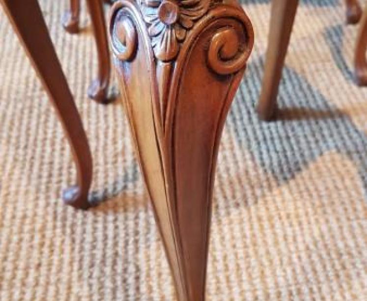 1920's Burr Walnut Nest of Tables - Image 4