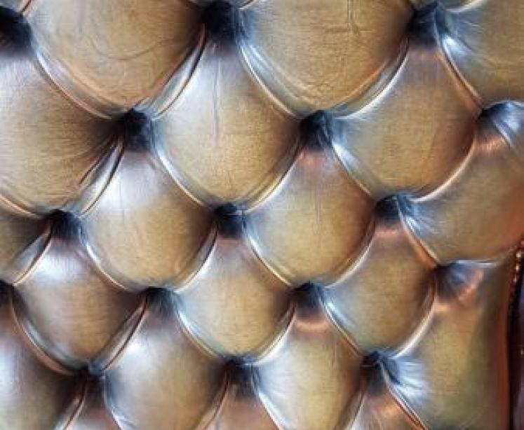 Antique Button Hide Library Arm Chair - Image 6