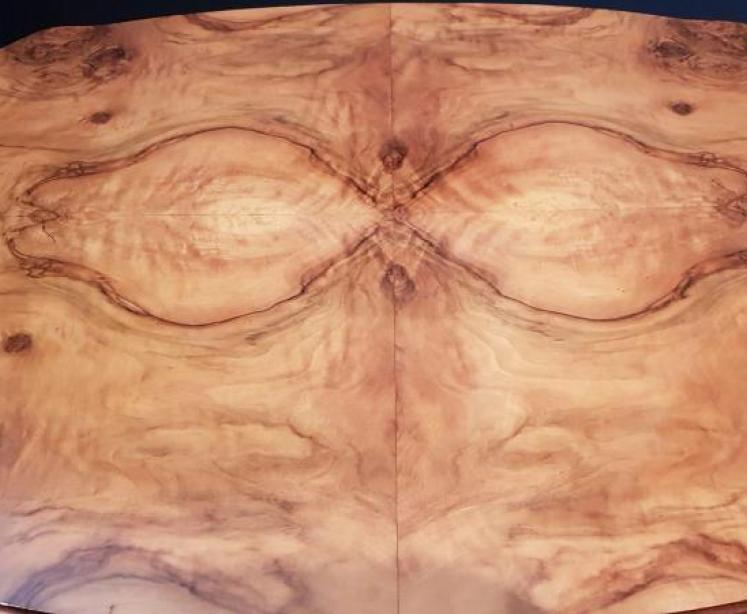 1920's Figured Walnut Coffee Table  - Image 3