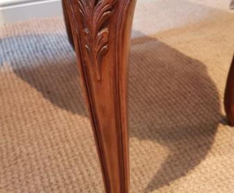 1920's Figured Walnut Coffee Table  - Image 6