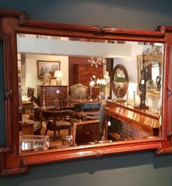 Top Quality Edwardian Mahogany Mirror