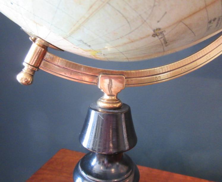 1920's 8" Papier Mache Terrestrial Globe - Image 2