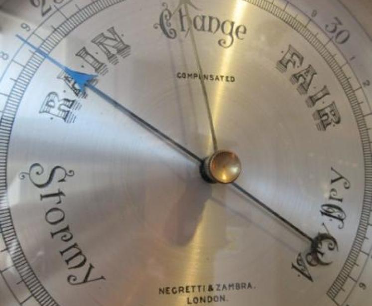 Superb Victorian Negretti & Zambra Hall Barometer - Image 6