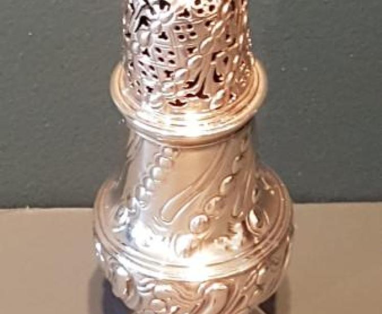 Fine George III Silver Sugar Castor - Image 2