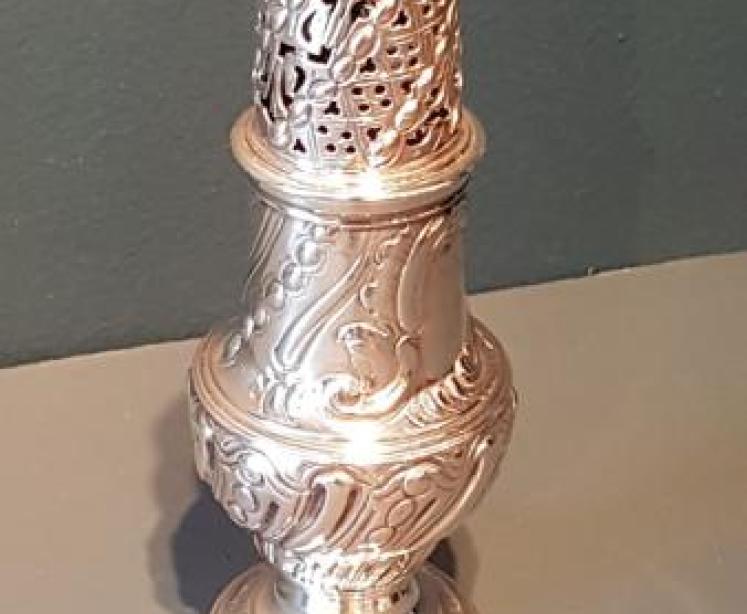 Fine George III Silver Sugar Castor - Image 7