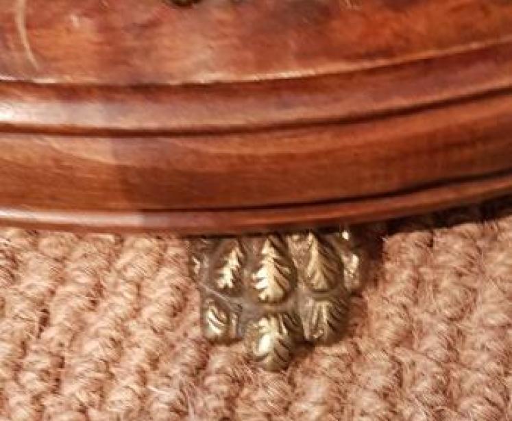 Victorian Inlaid Walnut Oval Display Case - Image 5