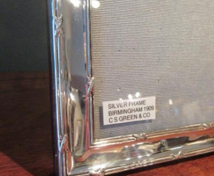 Large Edwardian Period Silver Photo Frame - Image 2