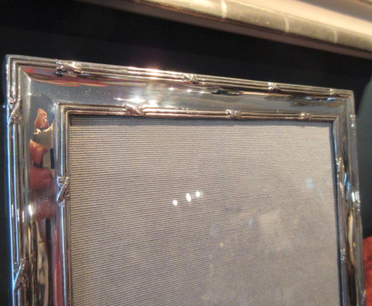 Large Edwardian Period Silver Photo Frame - Image 3
