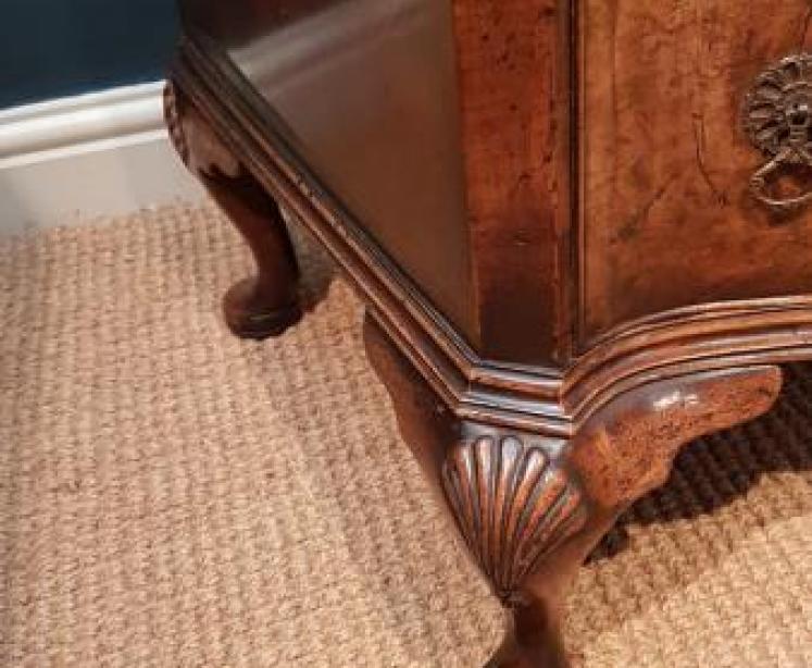 Fine 19th Century Burr Walnut Tallboy - Image 4