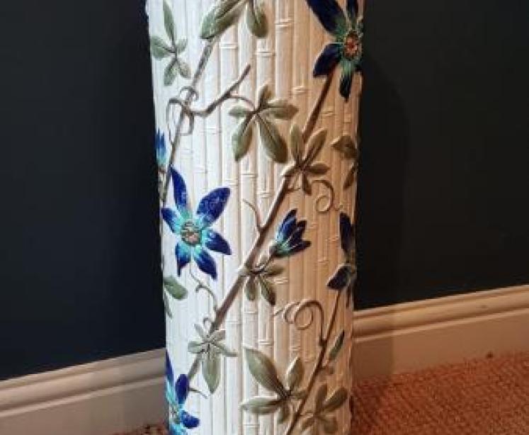 Burmantofts Faience Pottery Stick Stand - Image 1