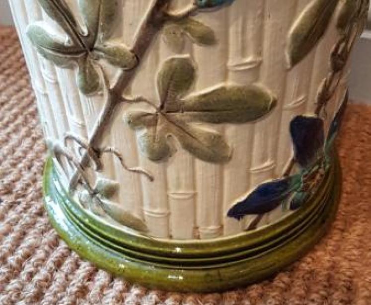 Burmantofts Faience Pottery Stick Stand - Image 4