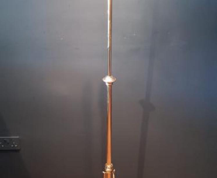 Edwardian Brass Lamp Standard - Image 2