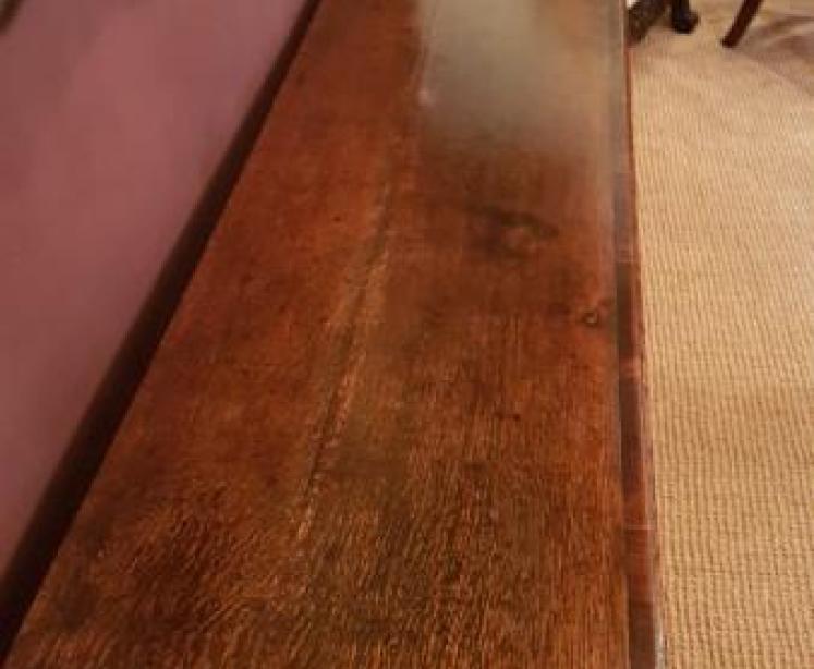 Fine George III Oak Cabriole Leg Dresser - Image 3