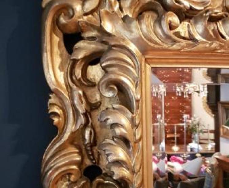 Superb Victorian Timber Gilt Mirror - Image 3