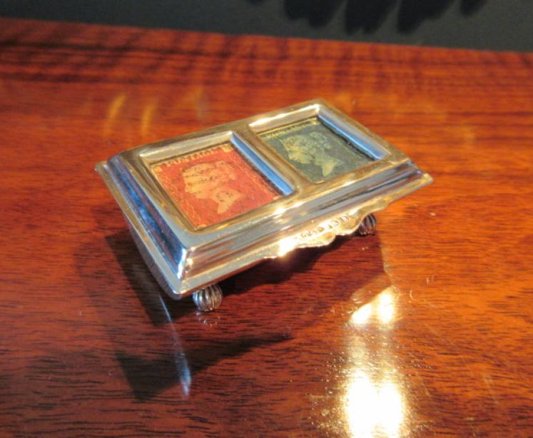 Immaculate Victorian Silver Double Stamp Box - Image 1