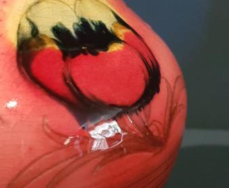 Rare Moorcroft Flambe Big Poppy Vase - Image 4