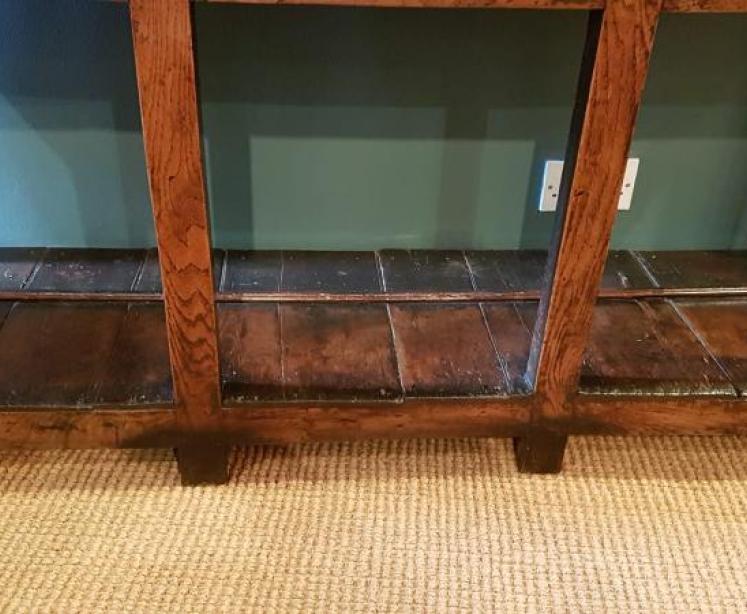 Superb Antique George II Period Oak Open Pot Board Dresser - Image 6