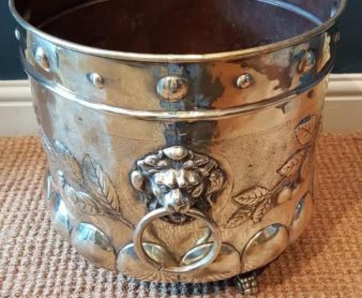 Victorian Brass Planter - Image 1