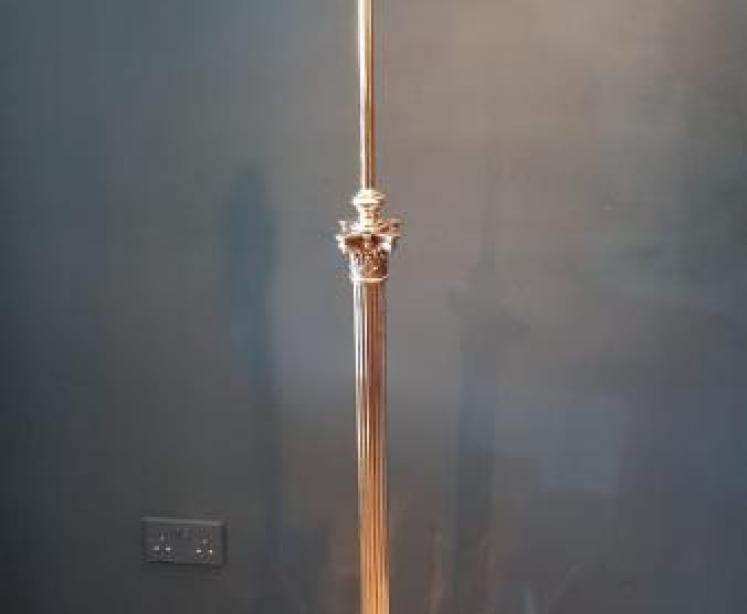 Top Quality Brass Corinthian Column Lamp Standard - Image 2