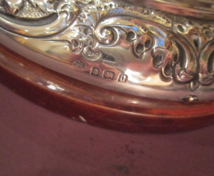 Superb Rare Victorian Silver Mounted Barometer - Image 2