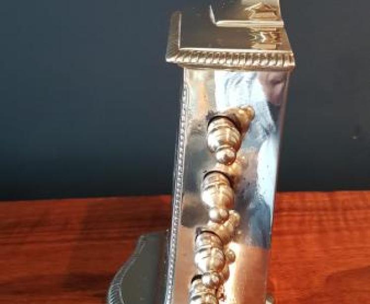 Superb Antique Brass Perpetual Desk Calendar by Tonks - Image 4