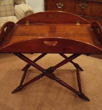 Top Quality Early Victorian Butler's Tray on Stand