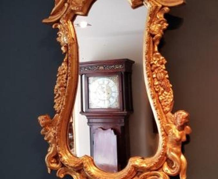 Victorian Timber Gilt Mirror - Image 3