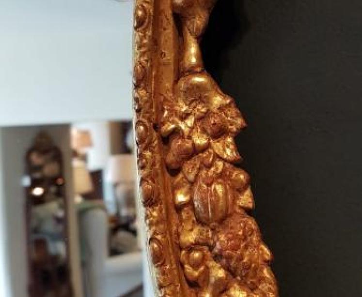 Victorian Timber Gilt Mirror - Image 5