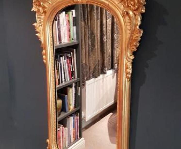 Superb Victorian Timber Gilt Mirror - Image 2