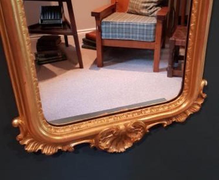 Superb Victorian Timber Gilt Mirror - Image 4