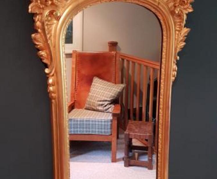 Superb Victorian Timber Gilt Mirror - Image 6