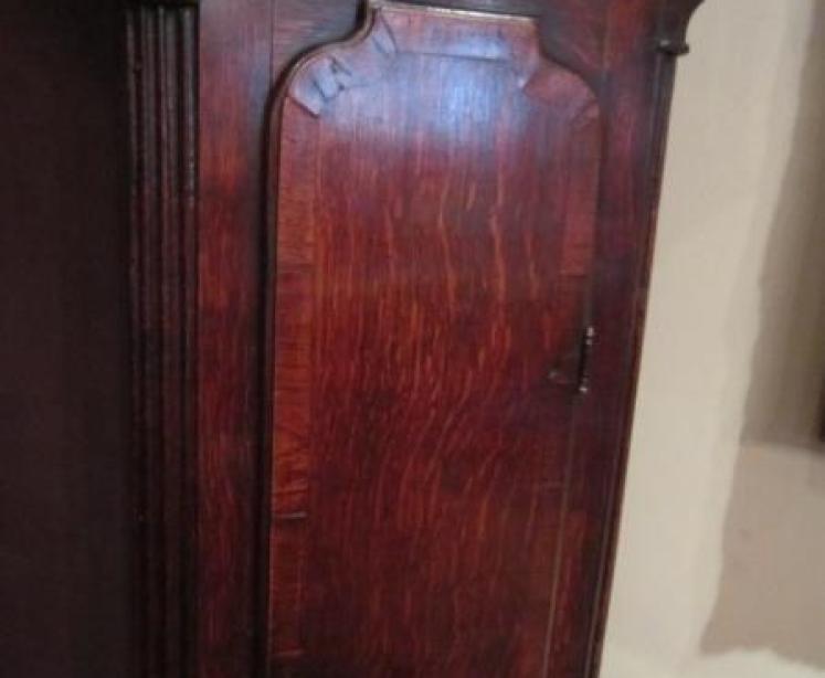 Small Mid Georgian Yorkshire Cottage Longcase Clock - Image 4
