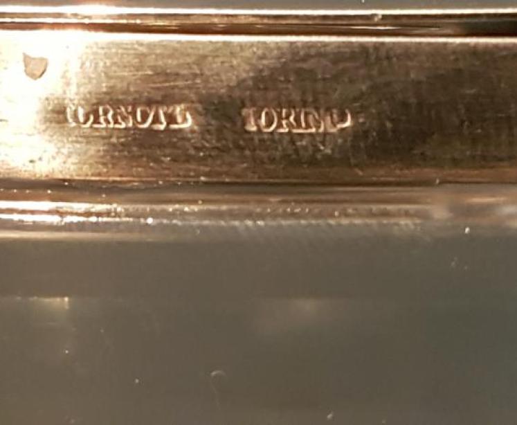 Antique Silver and Crystal Desktop Stamp Box - Image 4