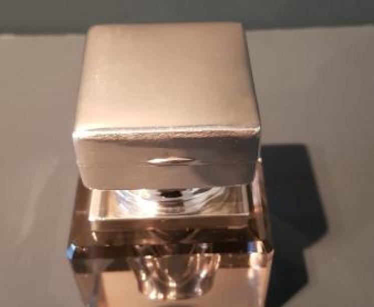 Large Art Deco Silver Ink Well and Stamp Box - Image 2