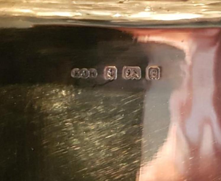 Rare Edwardian Silver Quadruple Sovereign Case - Image 4