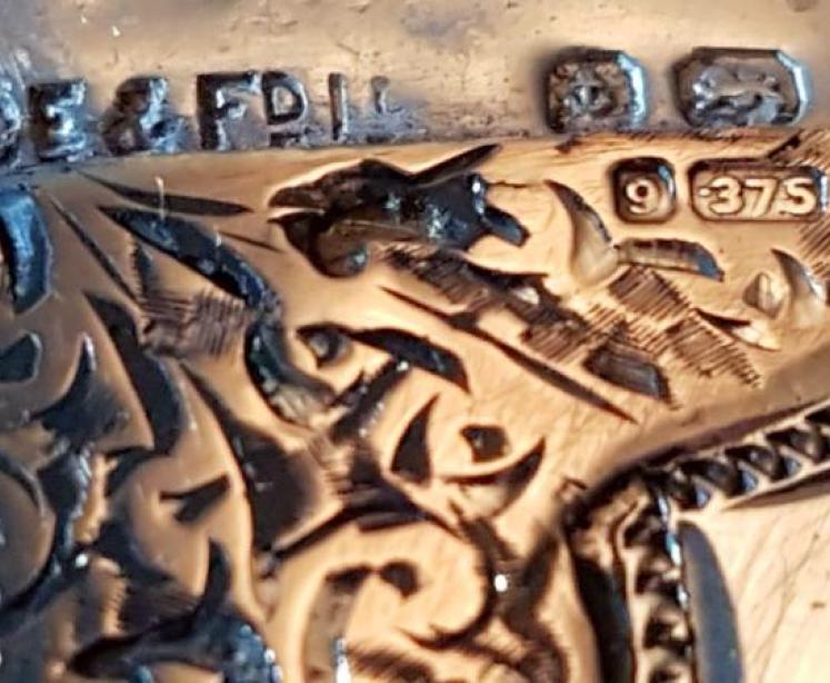 Edwardian Silver and 9ct Gold Vesta Case - Image 3