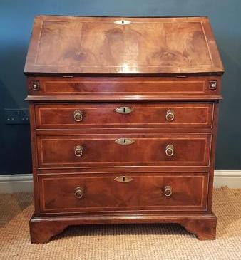 Superb George II Yew Wood Bureau