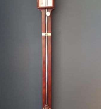 Fine Quality Victorian Mahogany Stick Barometer