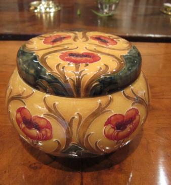 McIntrye Moorcroft Florian Screw Top Lidded Jar