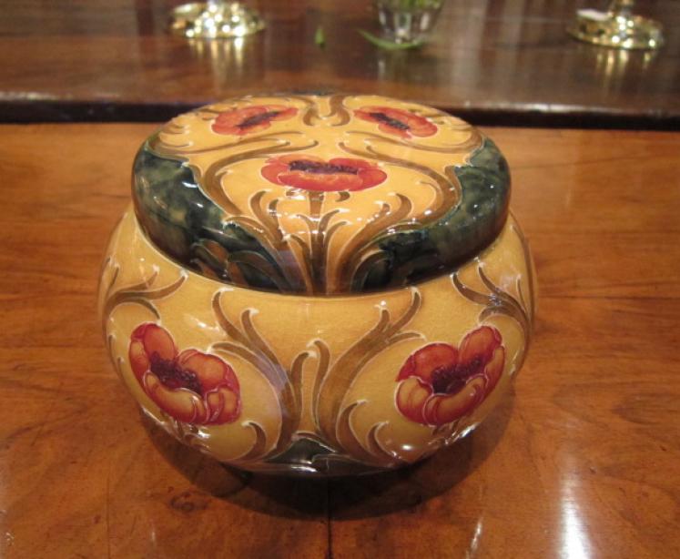 McIntrye Moorcroft Florian Screw Top Lidded Jar - Image 1